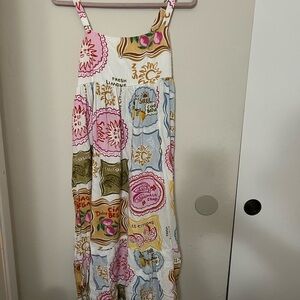 Colorful Graphic Print Jumpsuit